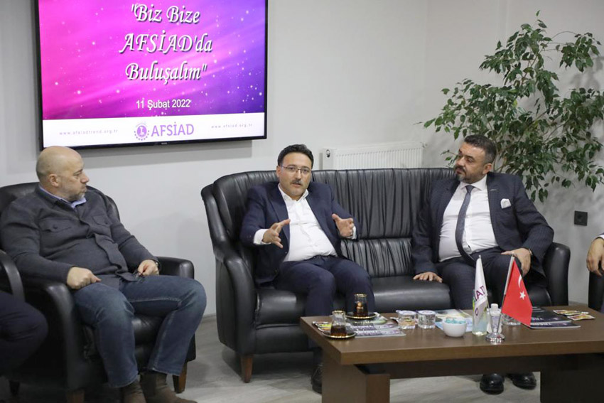 “ Biz Bize AFSİAD’da Buluşalım “ toplantılarının ilk konuğu Vali Gökmen Çiçek oldu