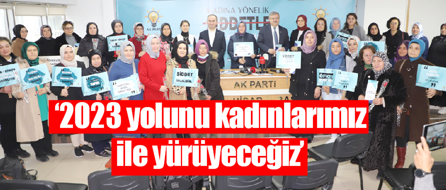 Kadına yönelik şiddete tahammülümüz yok