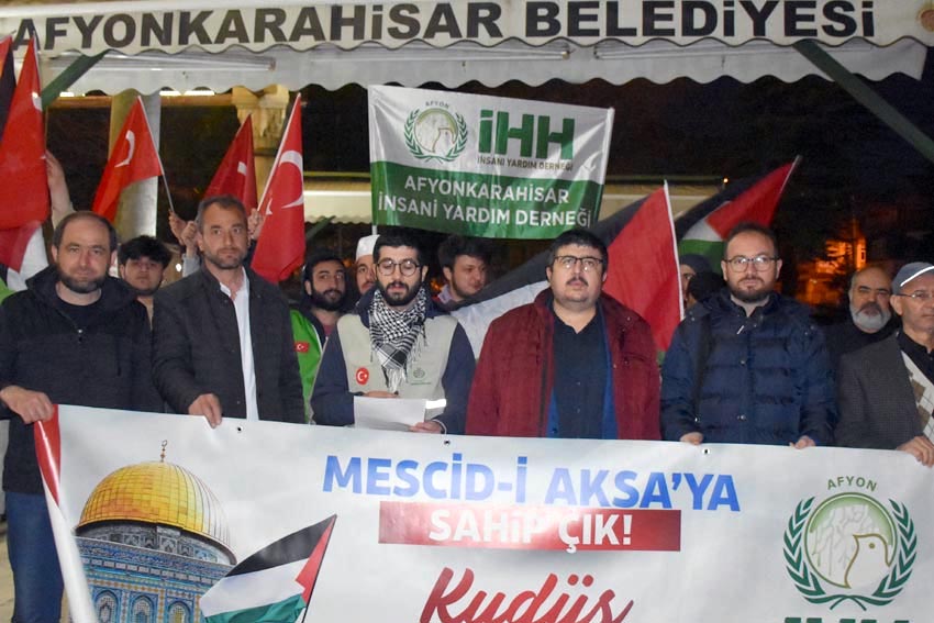 İsrail'in Mescid-i Aksa baskını protesto edildi