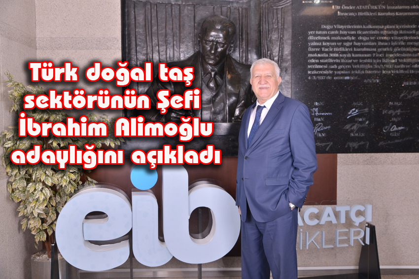 Alimoğlu; EMİB Başkanlığına aday