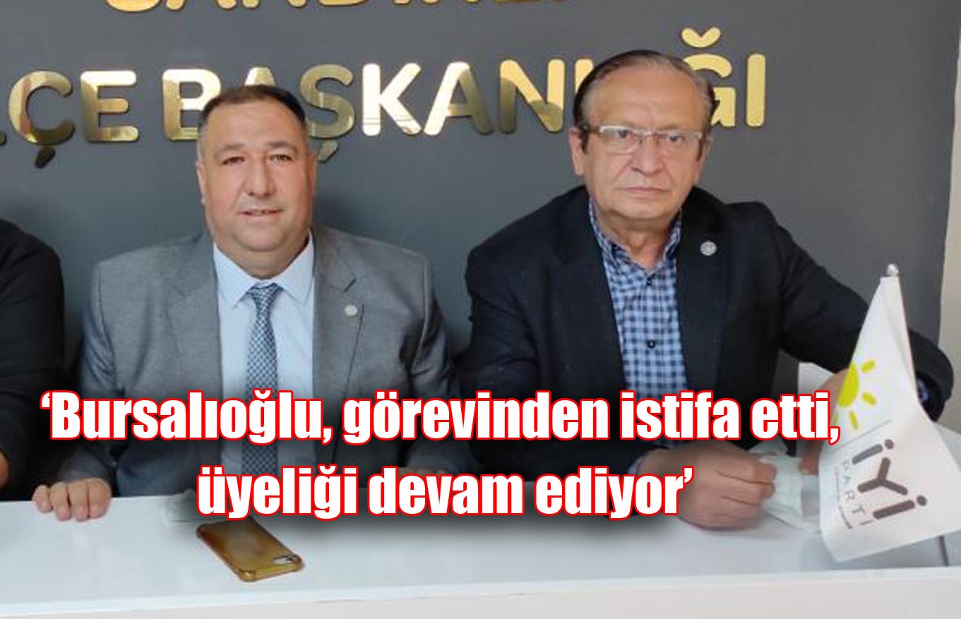 Görevden alınmadı, istifa etti