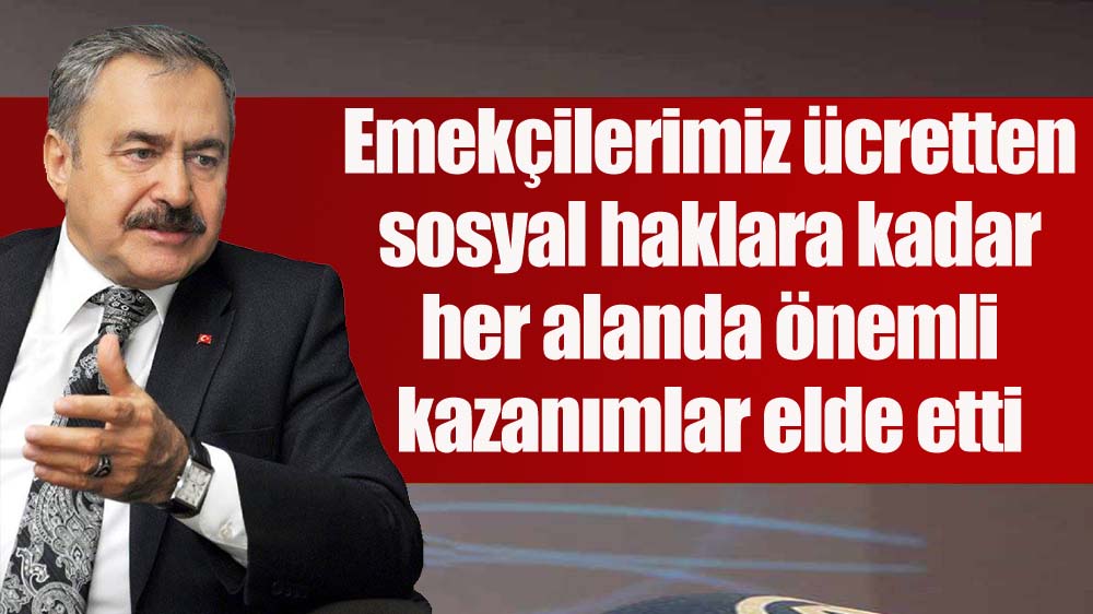 Bakan Eroğlu'ndan 1 Mayıs mesajı