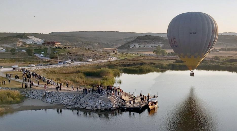 Büyük zaferin 99. yılı Frigya'da balon uçuşuyla kutlanıyor