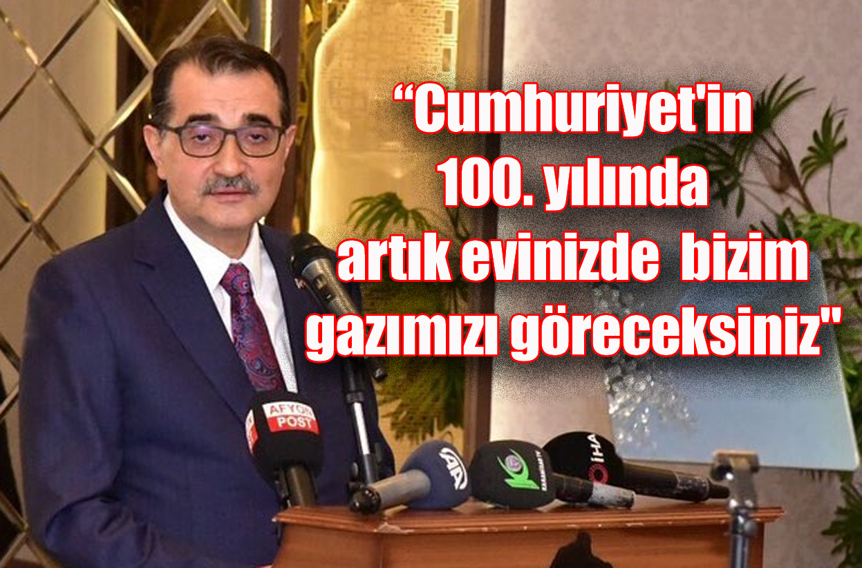 Bakan Dönmez, Afyonkarahisar'da müjdeler verdi