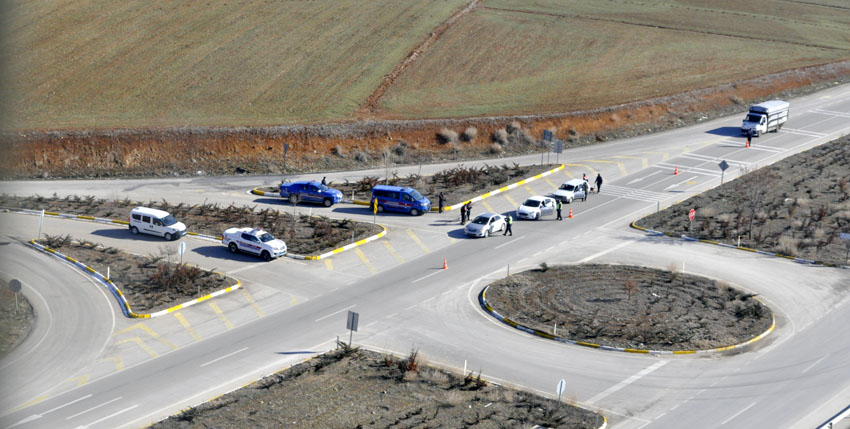 Hava destekli trafik denetimi yapıldı