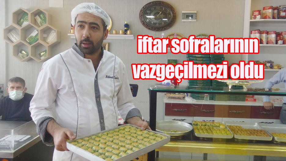 Soğuk baklavaya büyük ilgi