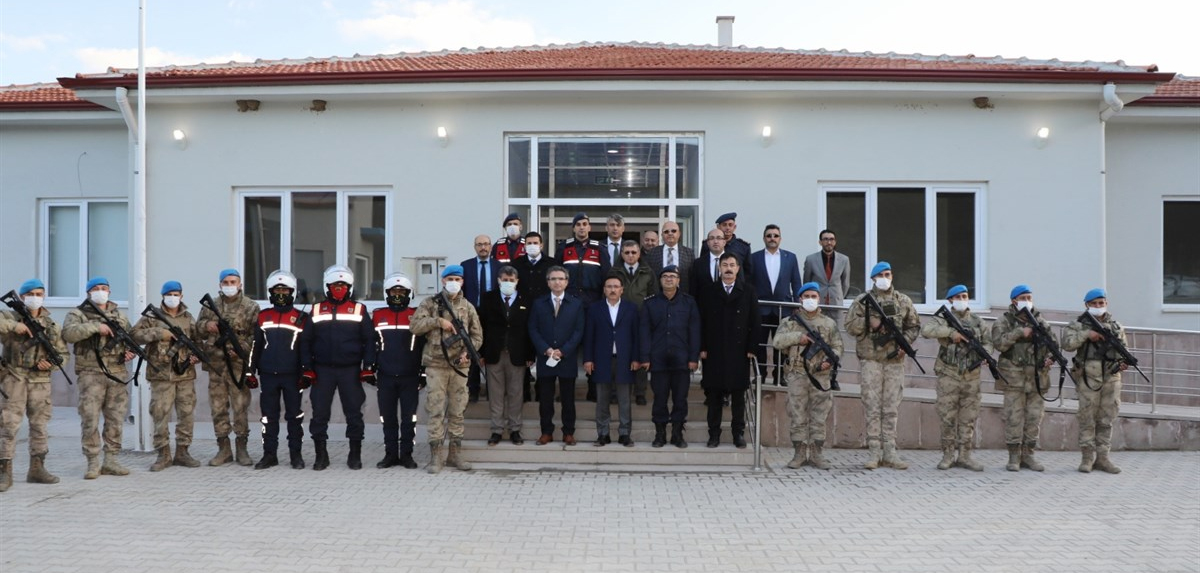 Akdağ geçici Jandarma asayiş karakolu hizmete başladı