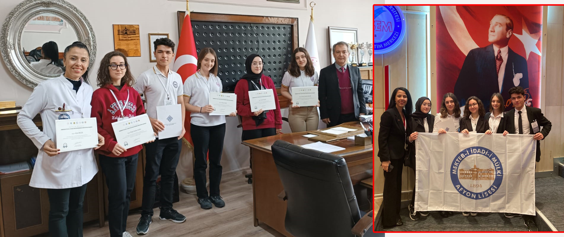 Afyon lisesi İzmir iktisat kongresi çalıştayında