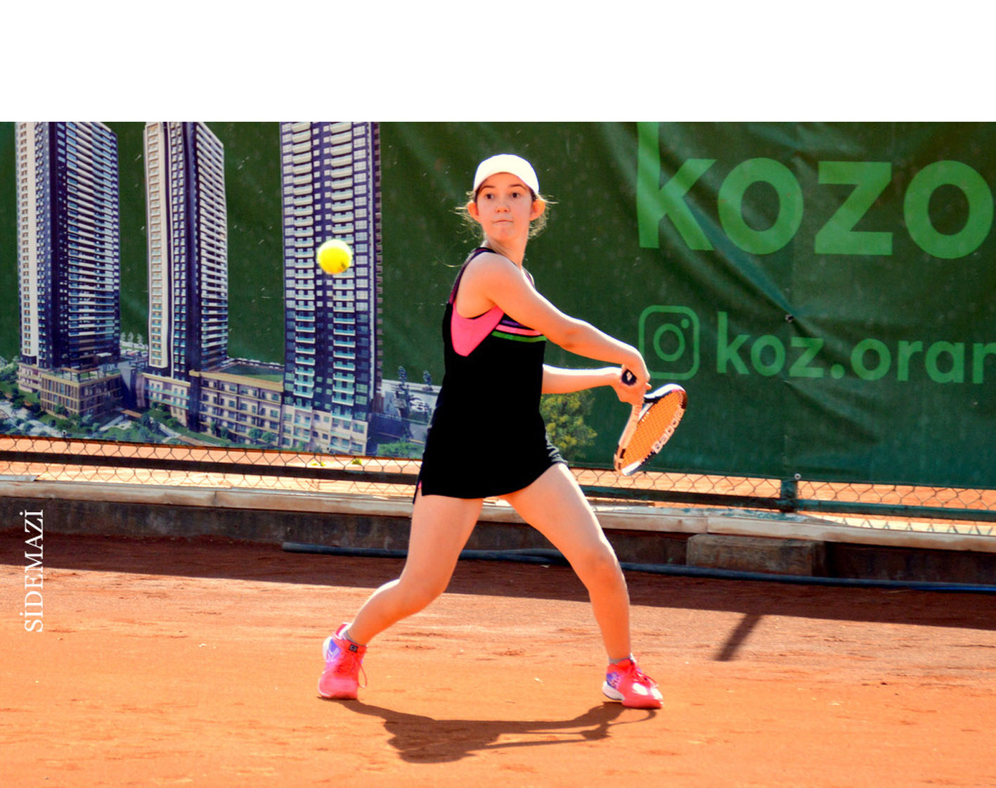 Side Mazi mersin 14 yaş tenis turnuvasında