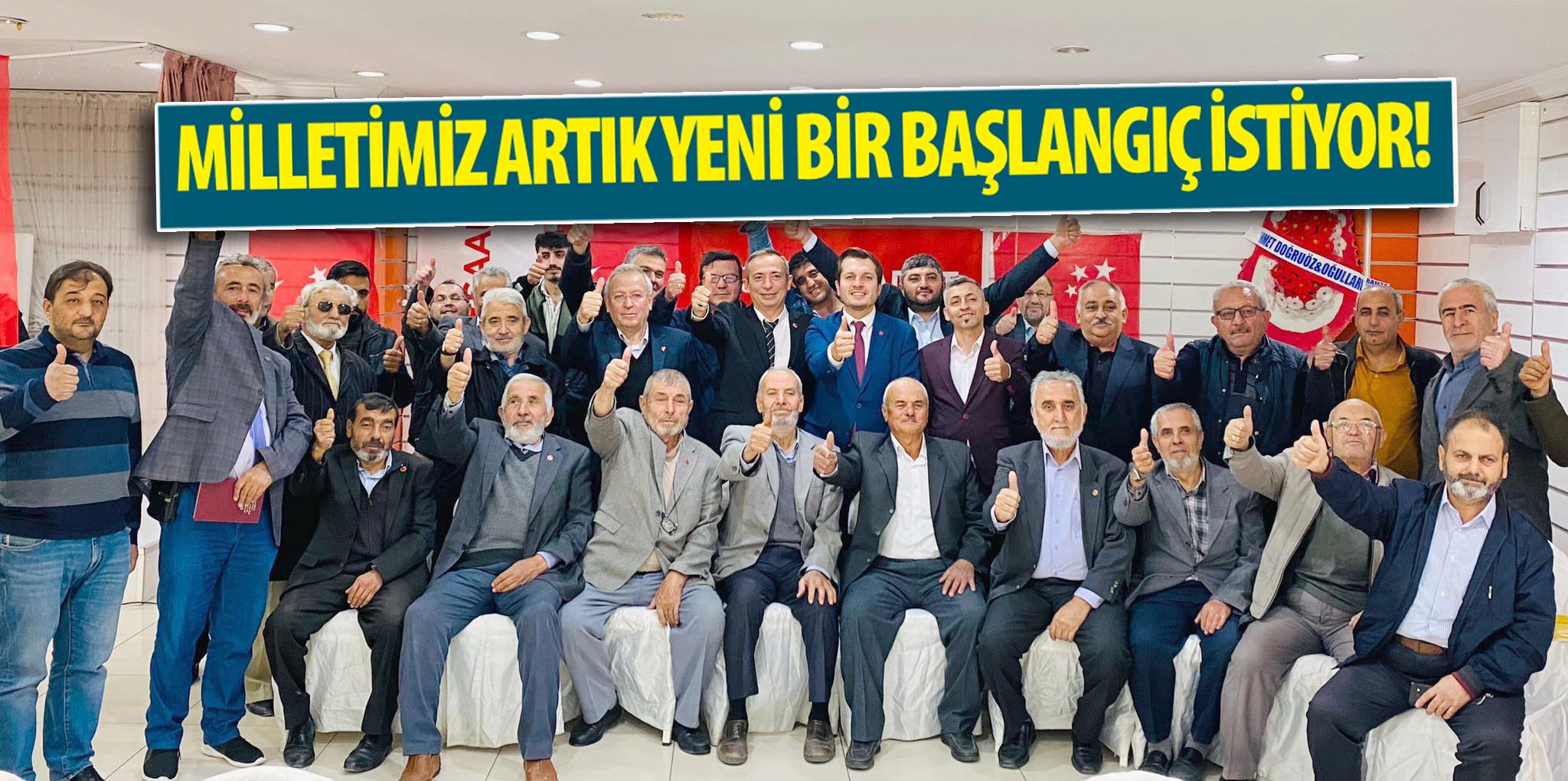 Saadet Partisi Çay ve Bolvadin İlçe Kongrelerinde büyük coşku