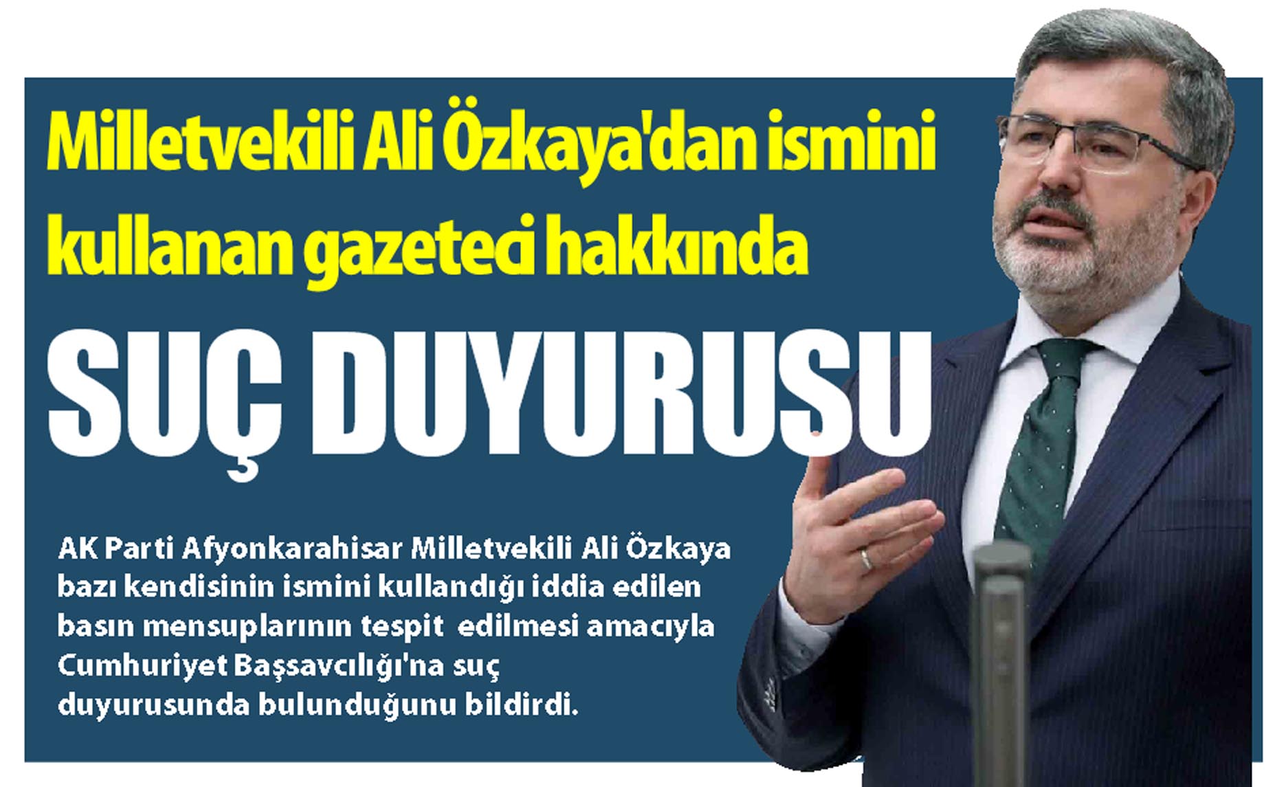 AGC: 'Cemiyetimizle bağı yok'