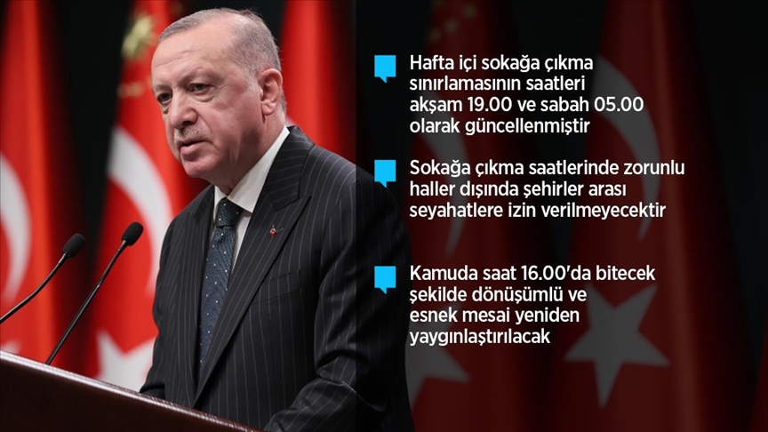 Ramazan ayının ilk iki haftasında kısmi kapanma uygulamasına geçiyoruz