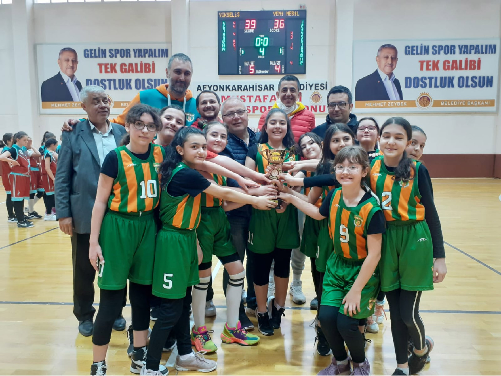 U-12 Kızlar il birinciliği  müsabakaları tamamlandı