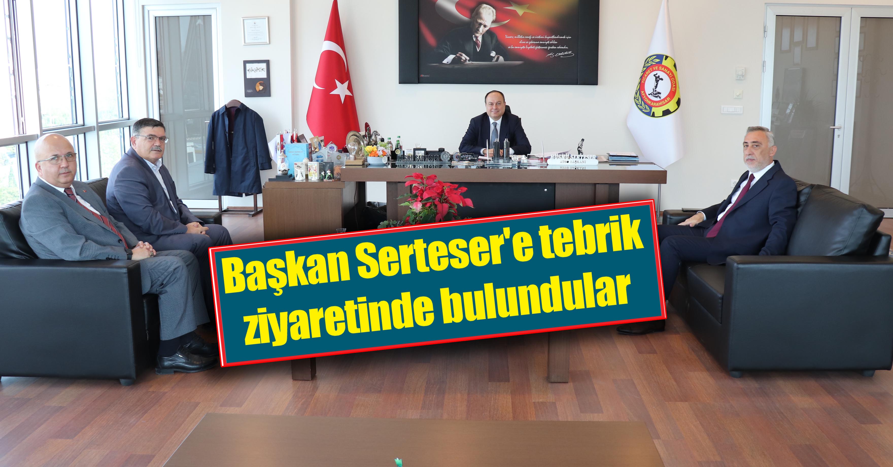 ÇOBAN VE KUŞ, SERTESER’İ ZİYARET ETTİ