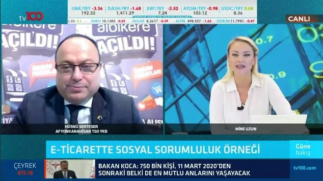 Serteser, ALBİKERE.COM’u TV100’de anlattı