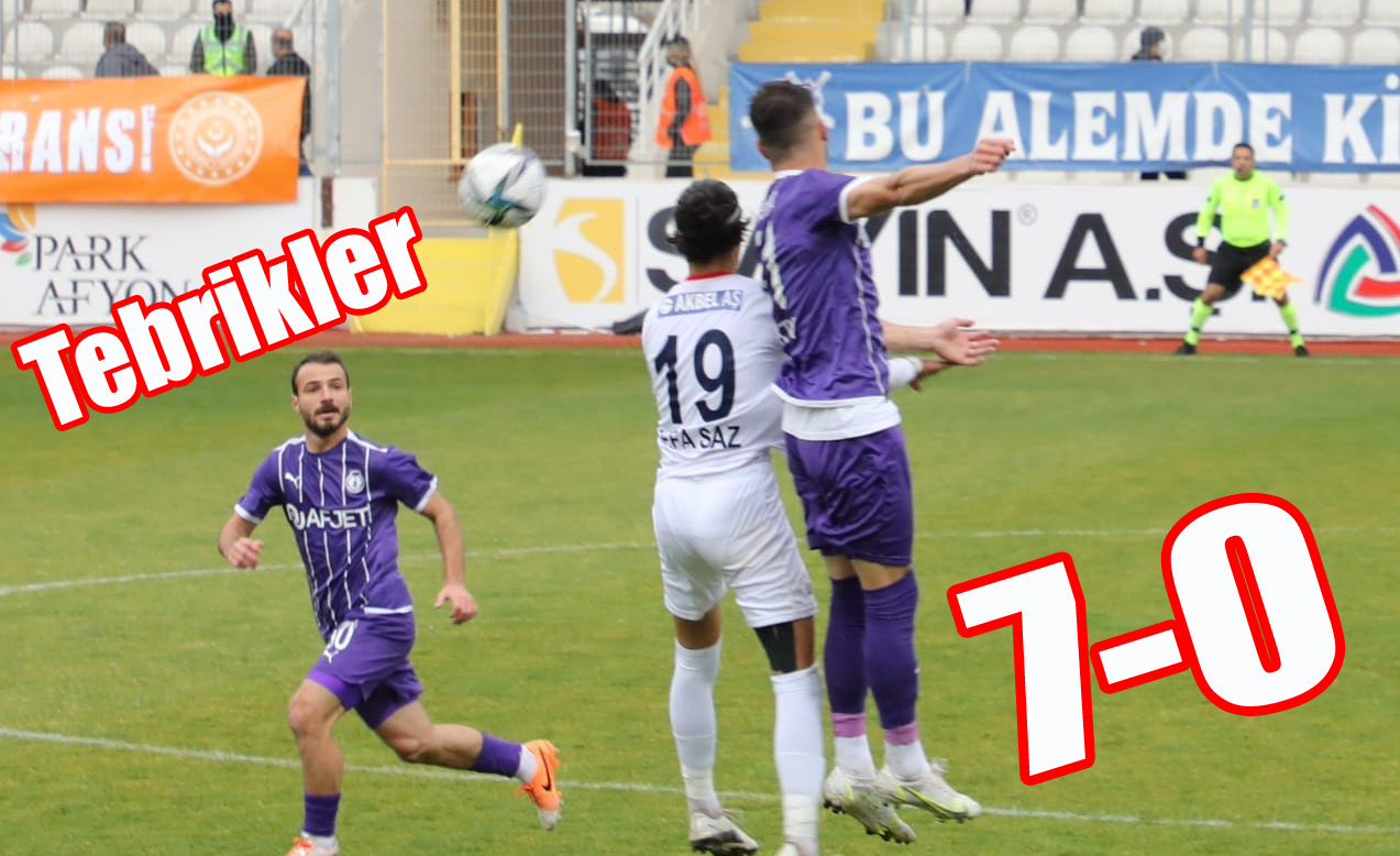 Konuk takıma 7 gol attık