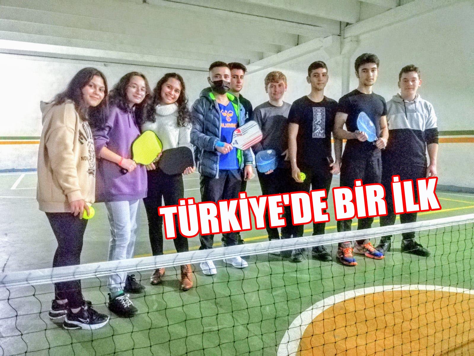 Özel genç kalemler lisesi Pickleball ile tanıştı