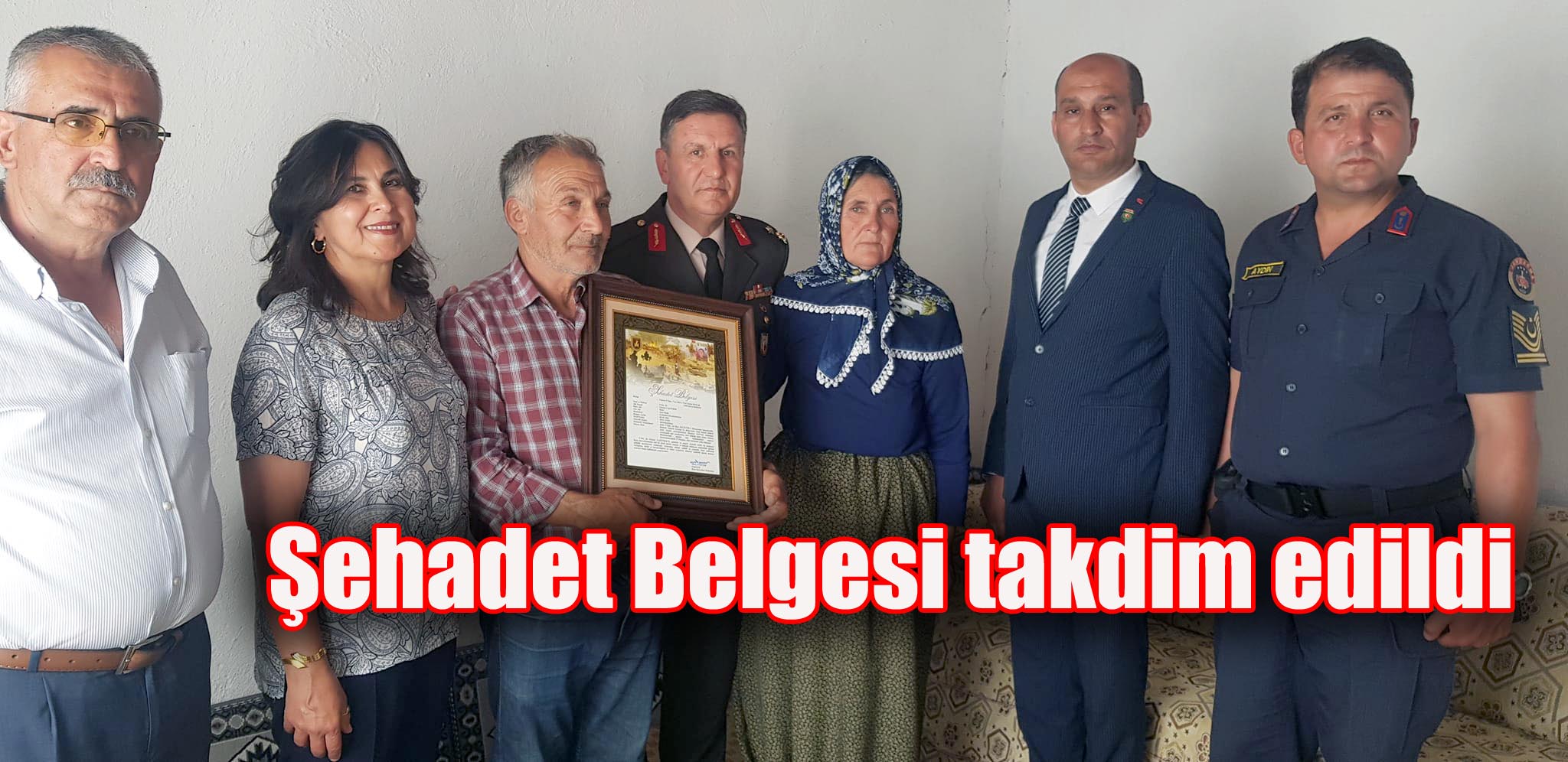 Paşa ve eşinden Şehit ailesine ziyaret